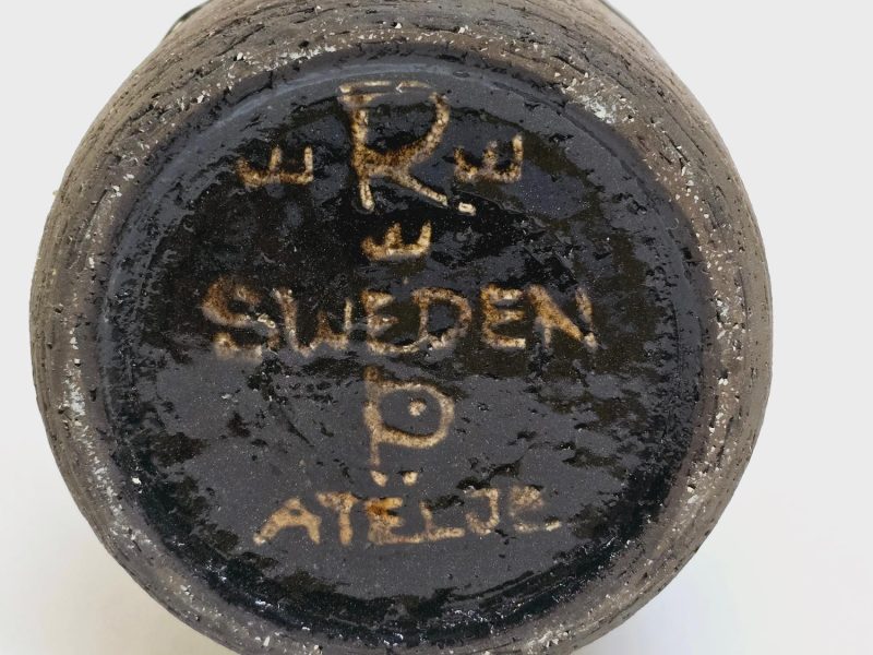 Rustik Ateljévas från Rörstrand, 18 cm hög