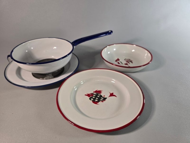Kockums Emalj - Tidlös skandinavisk design, Einar Nerman - 4 delar