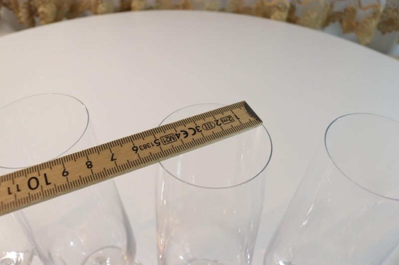 4st Champagneglas, 21cm
