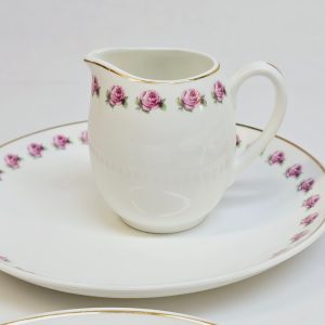 Elegant kaffeservis "Rosor" från Gustavsberg – komplett set med 6 delar!
