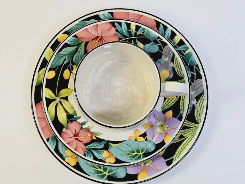 Färgglatt Kaffeset från Sango – "Tropica" Design