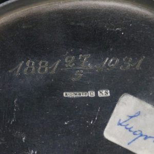 Art Deco KAFFESERVIS, 3 delar, nysilver, KGM GAB Uppsala
