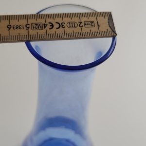 VAS, blå glas 23cm