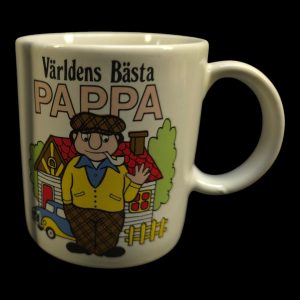 Retro kaffemugg – "Världens bästa pappa"