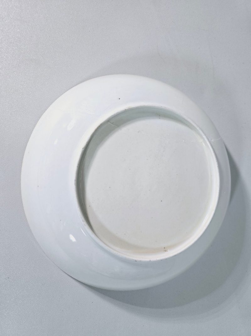 Kinesisk exportporslin armoriell middagstallrik, vapenporslin, cirka 1800