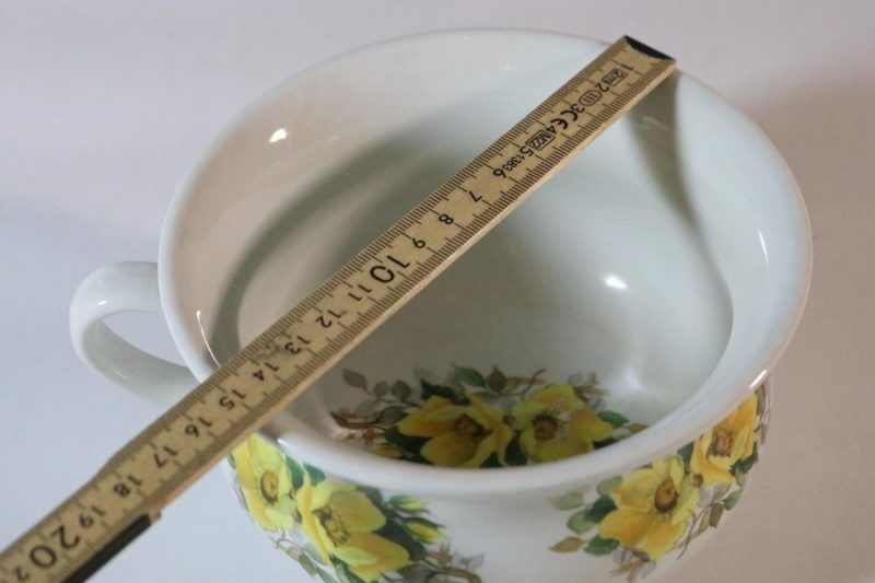 Portmeirion Keramik Stoke On Trent Gula Blommor Kaffe Te kopp Mugg Soppa skål