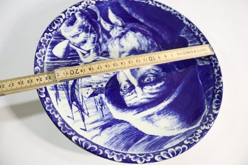 Delft väggtallrik / fat Sjöman Boch Freres La Louviere Belgien