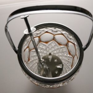 Exklusiv Ishink - Glas/Metall - 1900-talets Andra Hälft