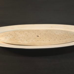 Elegant serveringsfat från Rörstrand med hålad insats, 60 cm