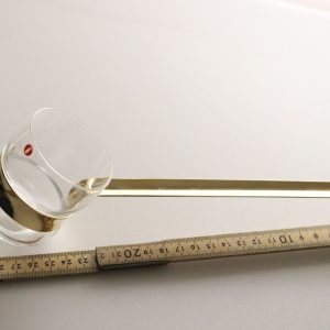 Slev iittala ”Paula” Design Jorma Vennola Ahlström Finland guldfärgad