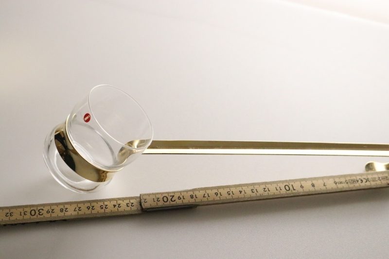 Slev iittala ”Paula” Design Jorma Vennola Ahlström Finland guldfärgad
