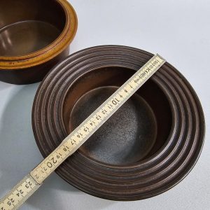 2st Skålar, Arabia, "Ruska", Glaserad stengods, Designer: Ulla Procopé