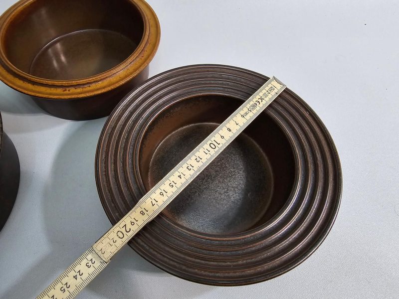 2st Skålar, Arabia, "Ruska", Glaserad stengods, Designer: Ulla Procopé