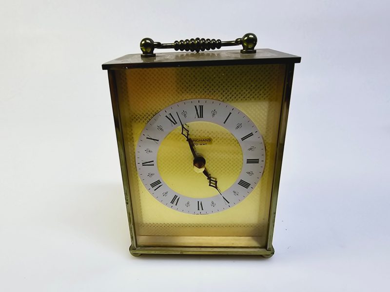 Bordsklocka "Ato-Mat" från Junghans – Elegant 1900-talsdesign