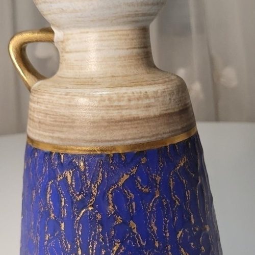 Vas med hankel - Germany 399/20 Blå Beige Guld 20cm