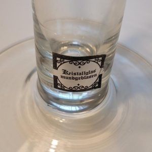 Ljusstake i kristall Rastal