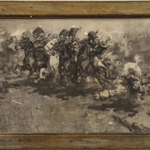 Färgsprakande höstlandskap i akryl på canvas – 30x24 cm