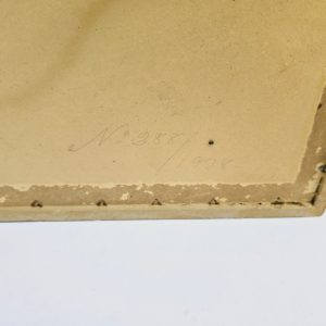 Litografi - Vinterlandskap – Signerat Verk från 1936