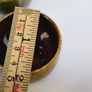Rustik charm: Set med 6 små keramikkoppar