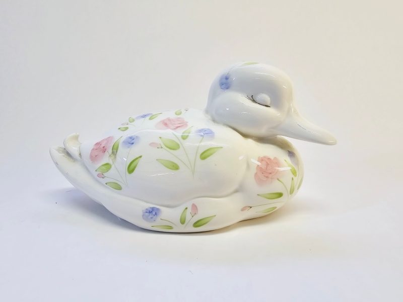 Goebel Sparbössa i Form av Anka - Blommönstrad, 10 cm
