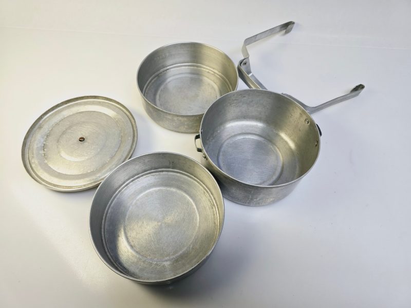 Rustik och charmig trippelmatslåda i aluminium – en vintagepärla