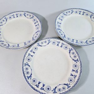 GÖTEBORGS PORSLINFABRIK - 3 x Flata tallrikar - SVEA ORGINAL