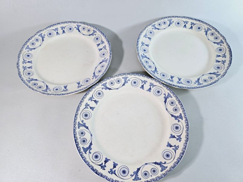 GÖTEBORGS PORSLINFABRIK - 3 x Flata tallrikar - SVEA ORGINAL