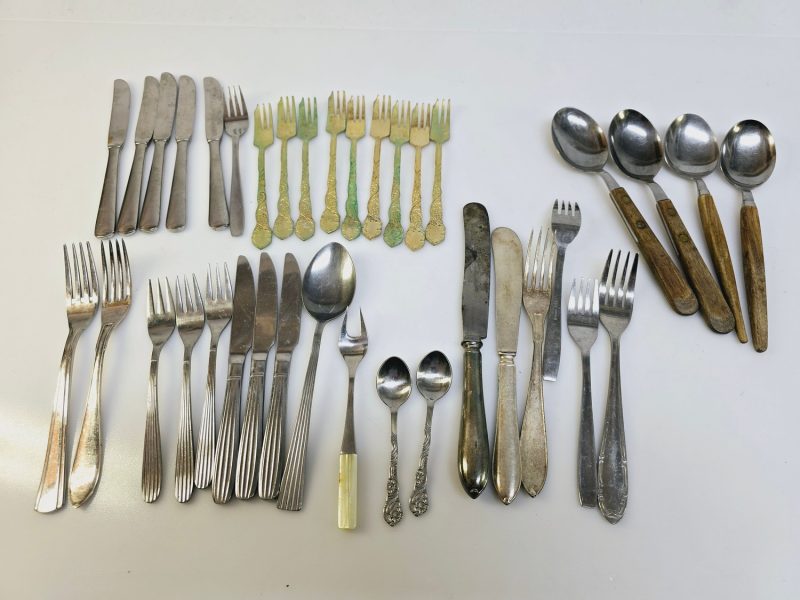 Blandat Set med Bestick – Vintage och Antikt
