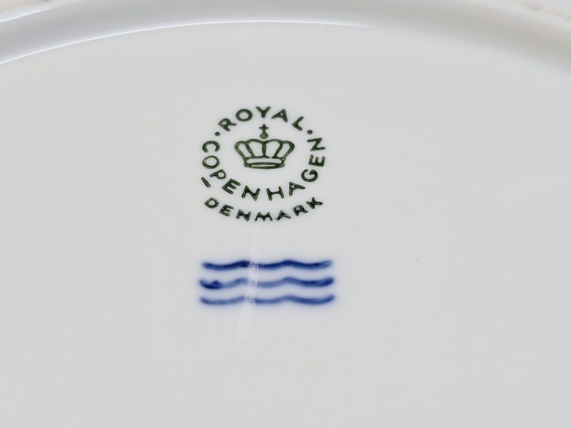 Elegant Set med 4 Tallrikar – Royal Copenhagen Blomsterdekoration