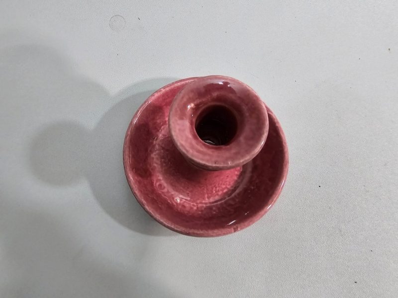 Ljushållare, keramik - rosa