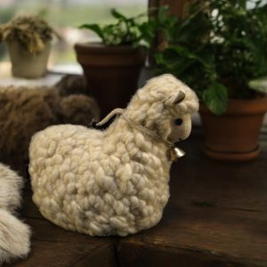 Handgjord Siciliansk Häst och Vagn i Miniatyr – Färgsprakande Samlarobjekt