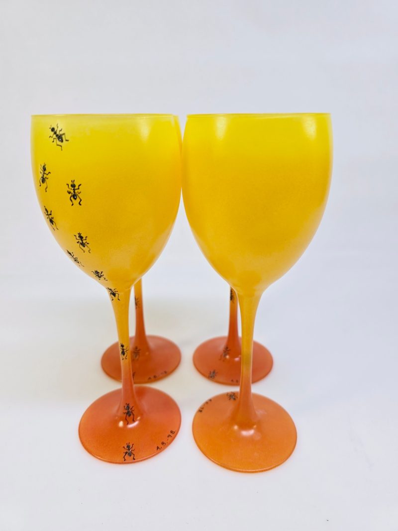 Unika Konstnärliga Glas – Handmålade, Signerade och Daterade