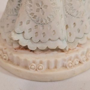 Exklusiv Vintage Figurin – Elegant Dam med Paraply