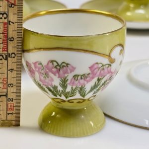 Exklusivt set av 8 kaffekoppar från K&A Krautheim Selb Bavaria