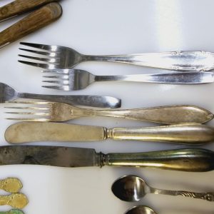 Blandat Set med Bestick – Vintage och Antikt