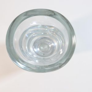 Glasvas blåklockor Skruf Sweden