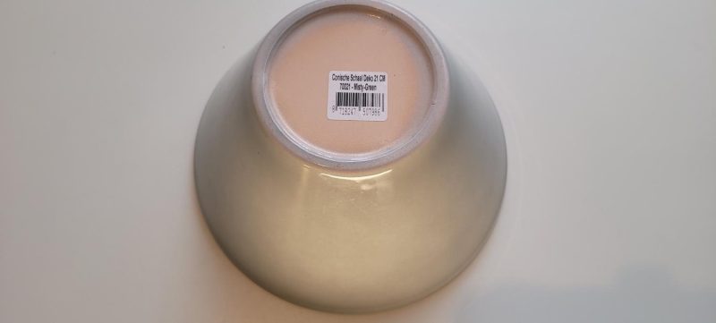 Skål 21cm, Conische Schaal Deko -Misty-Green