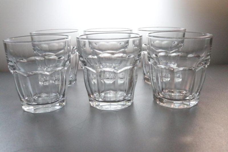 6st Glas Bormioli Rocco Rock Bar Glas