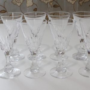 7st vinglas, Domino Signature Black från CRISTAL D'ARQUES-DURAND