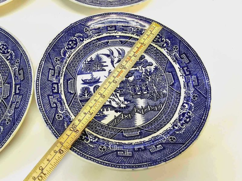 Rörstrand 'Willow' Tallrikar – 22 cm, 1800/1900-tal