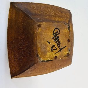Curt Magnus Addin – Unik Keramikskål, 23x23 cm