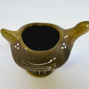 Handgjord keramikfågel – Dansk design, märkt NP, Made in Denmark