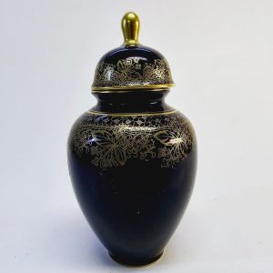 Elegant Vas från Echts Cobalt Mignon, Bavaria – 17,5 cm