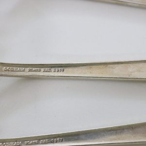4 gafflar i nysilver - Gorham Plate Pat 1937