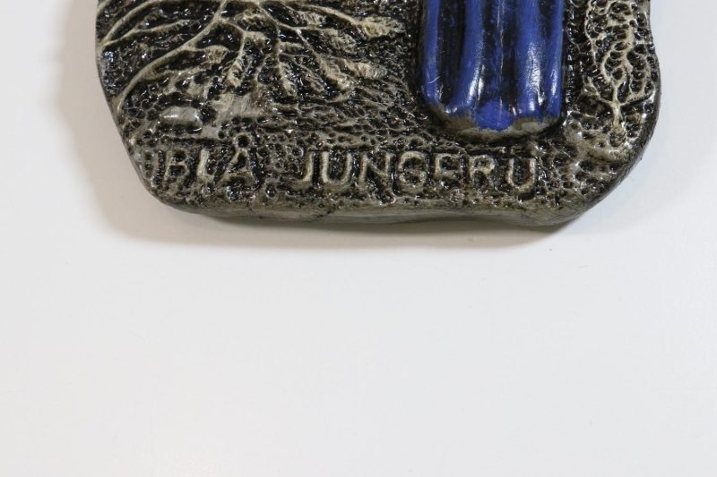 Väggrelief, "BLÅ JUNGFRU", Monogramsignerad: C.S