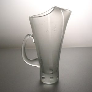 KARAFF, glas, troligen Bengt Orup, Johansfors