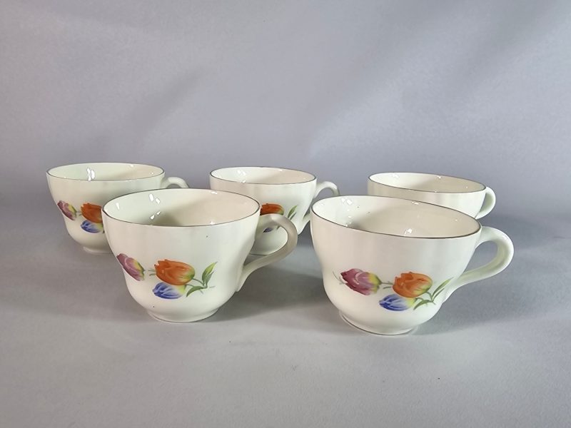 Kaffekoppar, 5 stycken, "1191", porslin, Gustavsberg