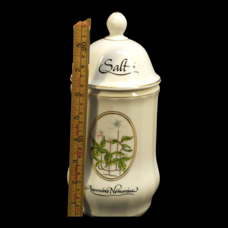 Saltkar från Christineholm Carl von Linné-serien (25 cm hög)