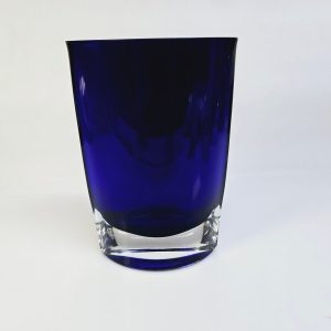 Elegant Blå Glasvas – Skandinavisk Design