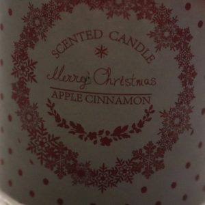 Doftljus "Merry Christmas – Apple Cinnamon" i glasburk
